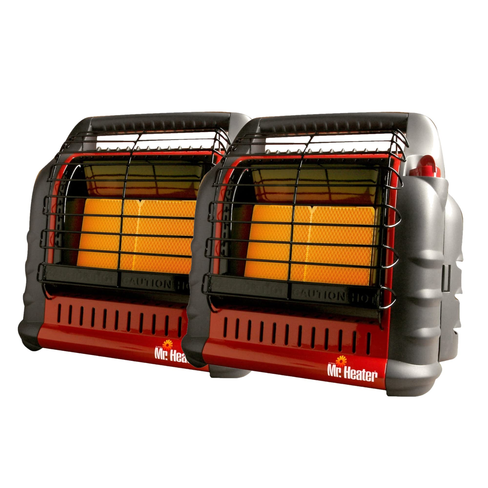 Mr. Heater F274805 Big Buddy Propane Tank Powered Heater (2-Pack) - Indoor & Outdoor Portable Heater for Camping, Tents, Garage, RV, Worksite - Safe Heating Solution for Cold Weather & Emergency Use