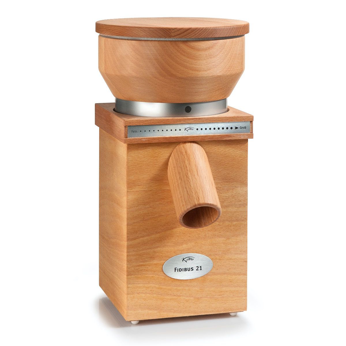 KoMo Fidibus 21 Grain Mill - Electric Flour Grinder for Whole Wheat, Spelt & Rye - Perfect for Home Baking, Bread Making & Healthy Cooking