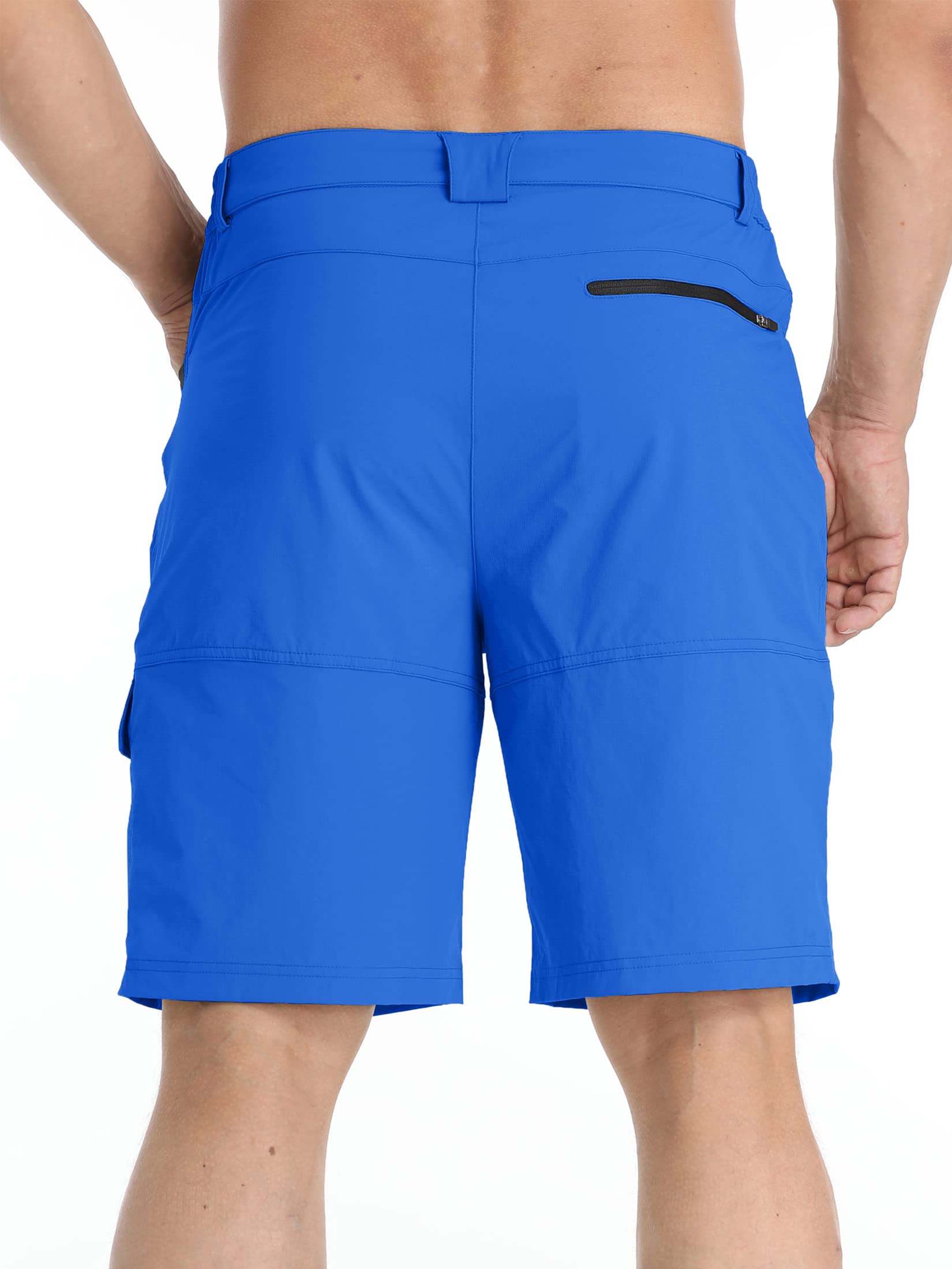 TACVASEN Men's Quick Dry Cargo Shorts - Lightweight Summer Outdoor Hiking & Work Shorts for Active Lifestyles - No Belt Included - Perfect for Camping, Travel and Casual Wear