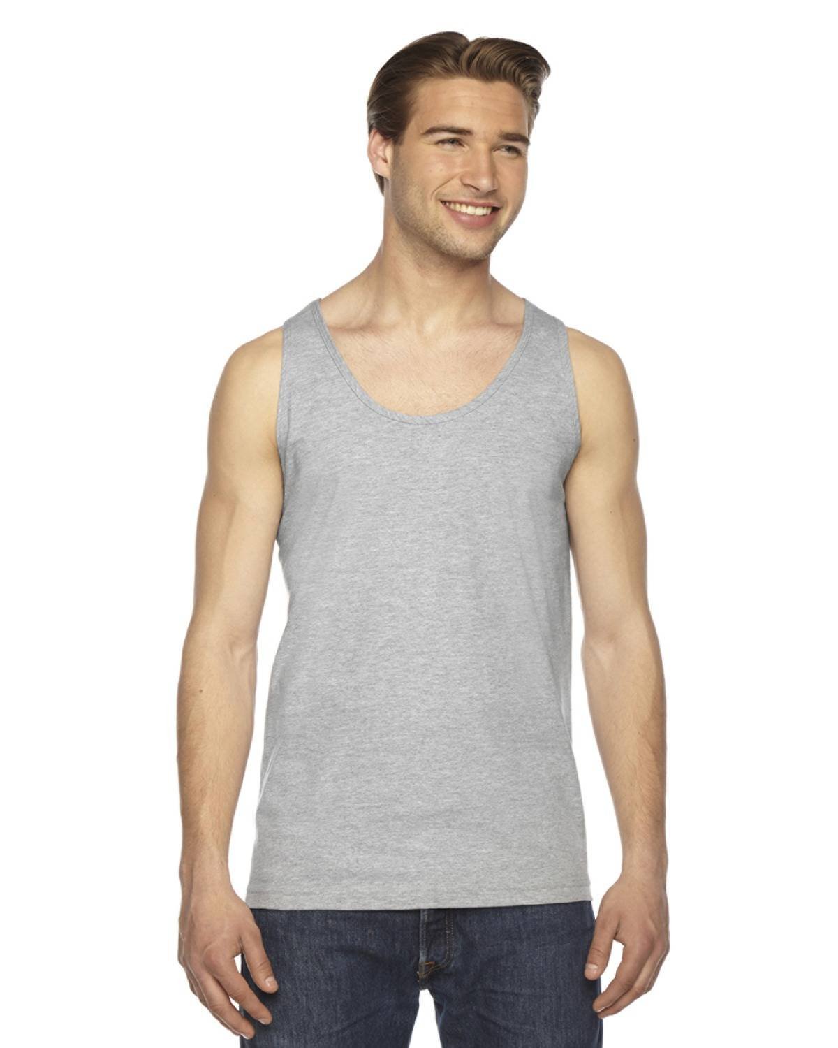 American Apparel Unisex Cotton Jersey Tank Top for Men & Women - Soft Breathable Summer Wear for Gym, Beach, and Casual Outfits