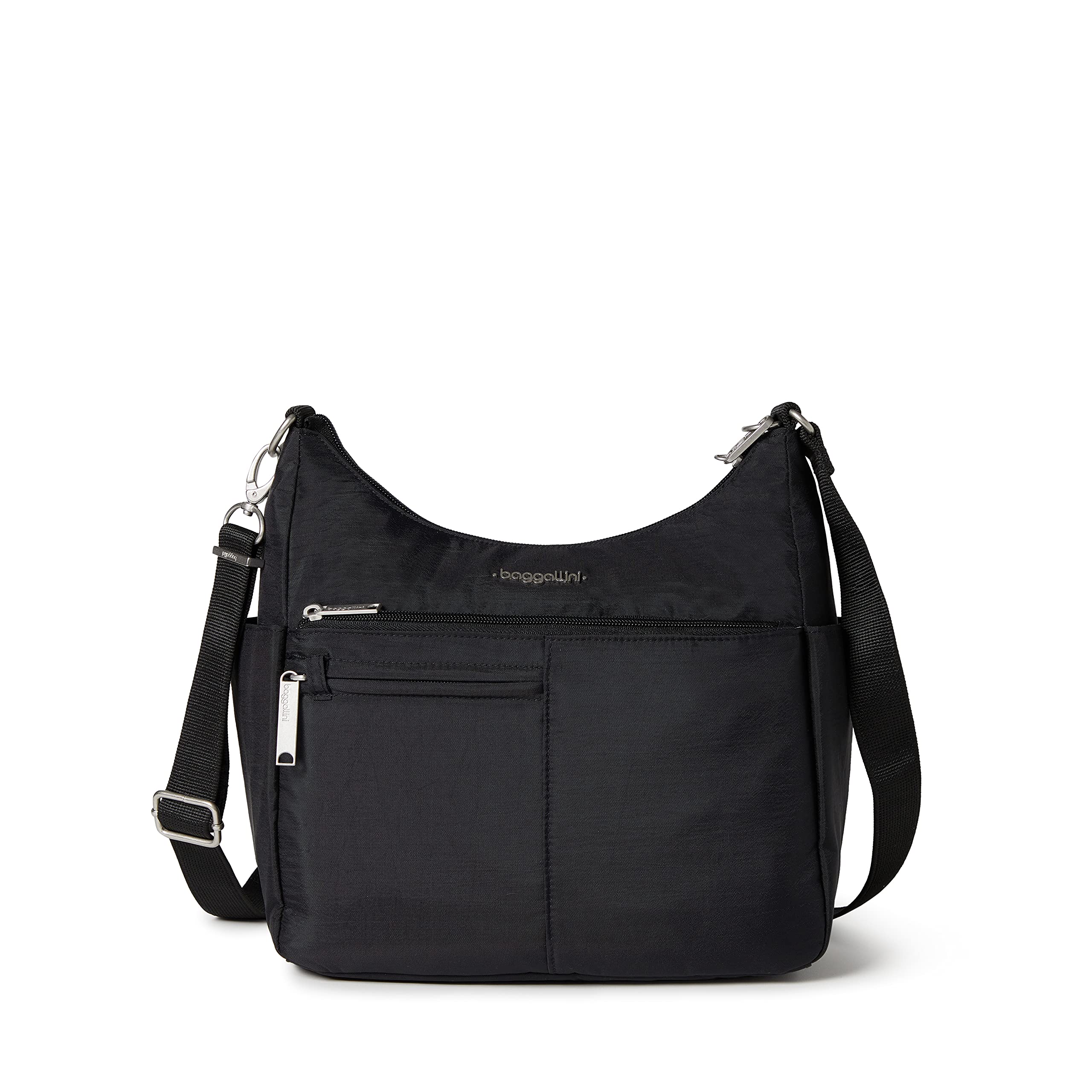 Baggallini Securtex Anti-Theft Crossbody Bag for Women - RFID Blocking, Lightweight Travel Purse for Daily Use, Shopping & Commuting