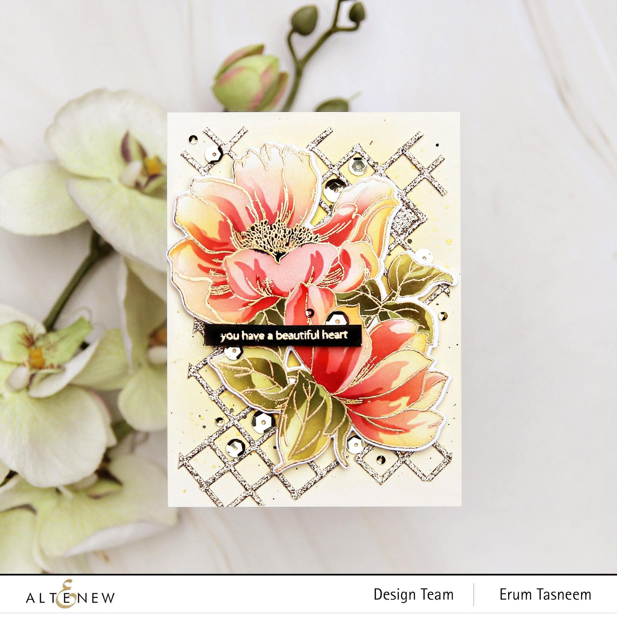 Premium Peonies & Add-On Die Bundle for DIY Garden Crafts – Perfect for Scrapbooking, Card Making, and Home Decor