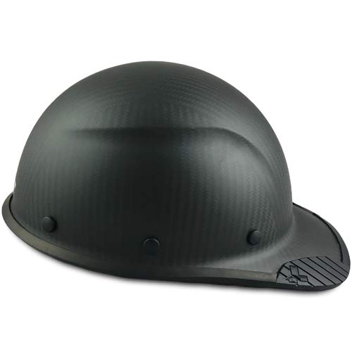 Texas America Safety DAX Carbon Fiber Hard Hat - ANSI Certified, Lightweight & Durable Matte Black Cap Style with Protective Edging & Tote Bag - Perfect for Construction, Industrial Work & Outdoor Safety Gear