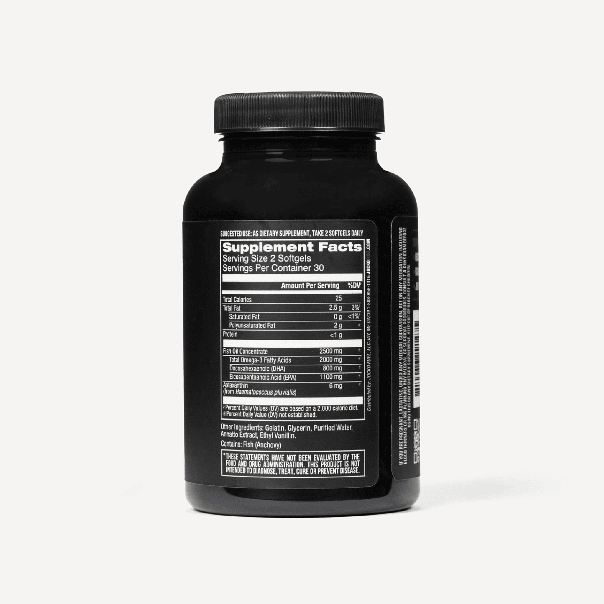 Premium Omega-3 Fish Oil Supplement 1000mg - 120 Softgels for Heart, Brain & Joint Health - Wild Caught, High EPA DHA - Supports Immunity & Cognitive Function - Perfect for Adults & Active Lifestyles