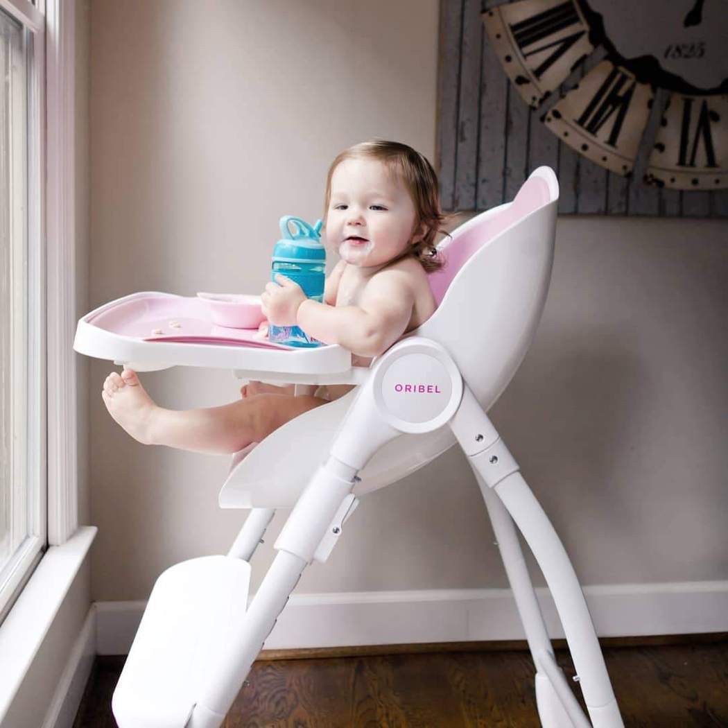 Oribel Cocoon 3-Stage Convertible High Chair for Babies & Toddlers - Adjustable Height, Ergonomic Design for Dining, Feeding, and Playtime at Home