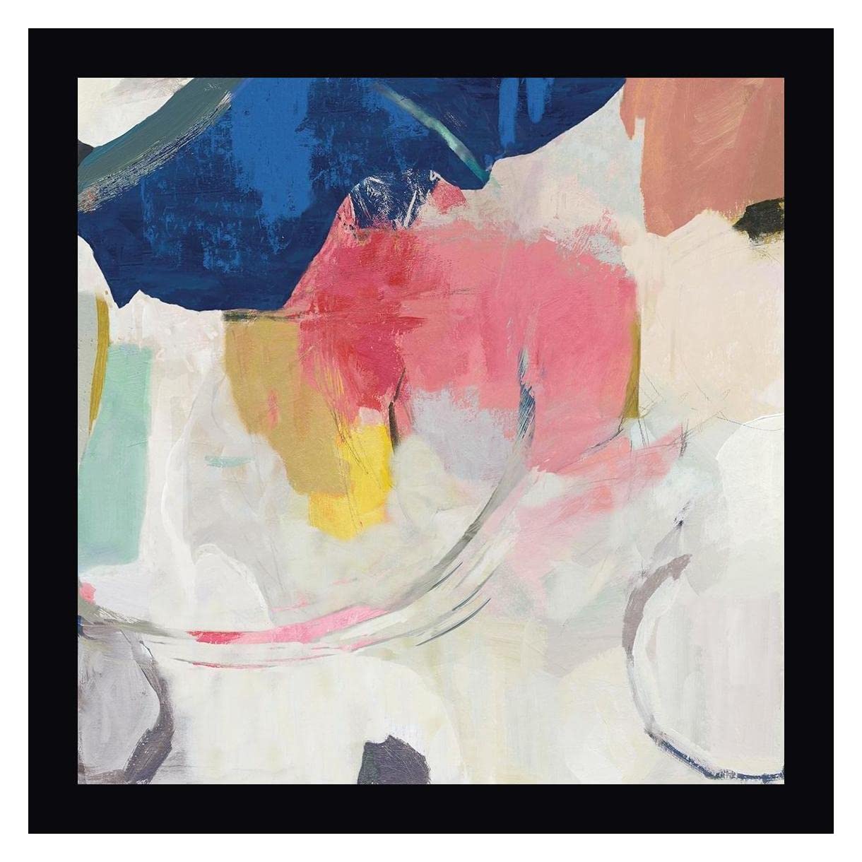 Loyal by Tom Reeves - 36x36 Inch Framed Canvas Wall Art Print with Black Frame - Ready to Hang - Perfect for Living Room, Bedroom & Office Decor
