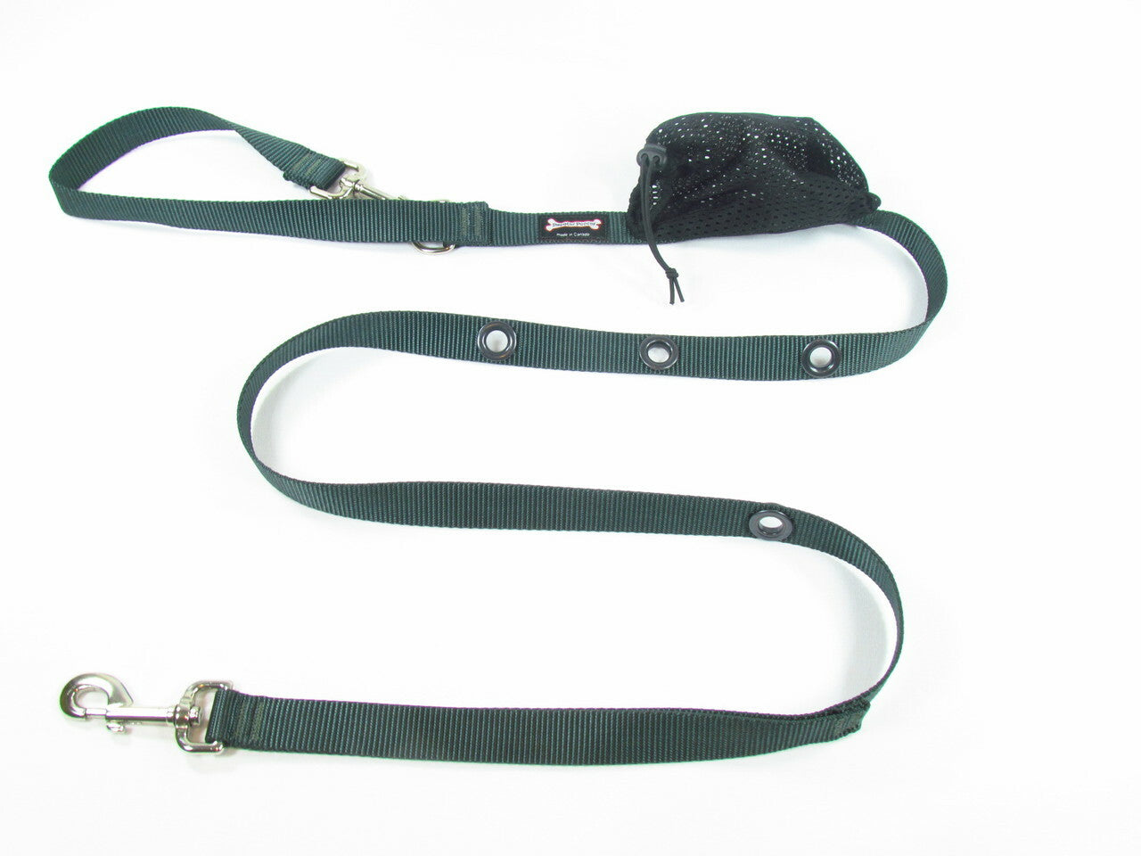 Smoochy Poochy Hands-Free Nylon Dog Leash - 6 Feet Adjustable Pet Lead with Durable Clip - Multiple Colors for Small Medium Large Dogs - Perfect for Walking, Running, Hiking & Outdoor Adventures