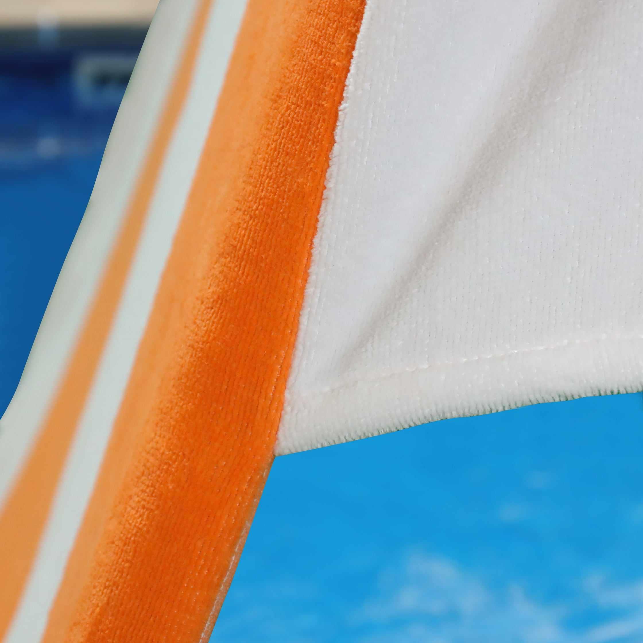 Premium Cabana Striped Cotton Chaise Lounge Chair Cover Set – Standard Size, UV & Water Resistant – Perfect for Poolside, Patio, and Outdoor Furniture Protection