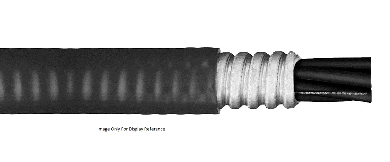 1 AWG 3 Conductor Tray Cable Type MC 600V XLP AIA PVC Unarmored Electrical Wire - Ideal for Industrial Power Distribution, Commercial Wiring & Electrical Panel Installations
