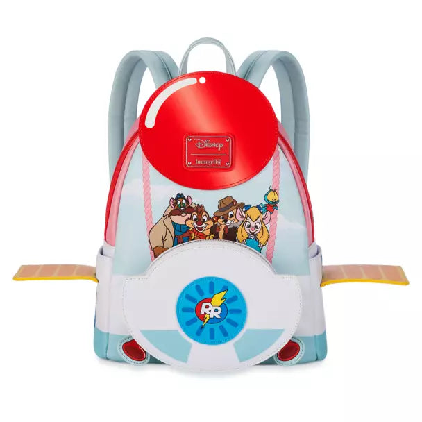 Disney100 Chip 'n Dale Rescue Rangers Loungefly Mini Backpack for Women | Cute Disney Collectible Crossbody Bag for Theme Parks, Travel & Everyday Use
