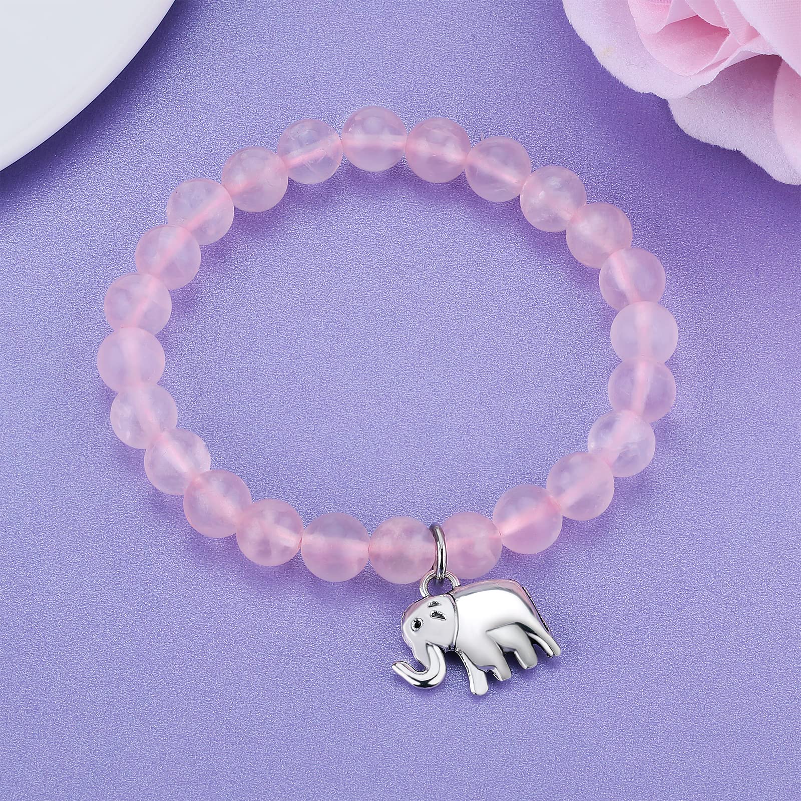Lucky Elephant Bracelet - Farewell Gift for Women, Coworker, Teacher | Appreciation Jewelry for Leaving & Thank You Gifts