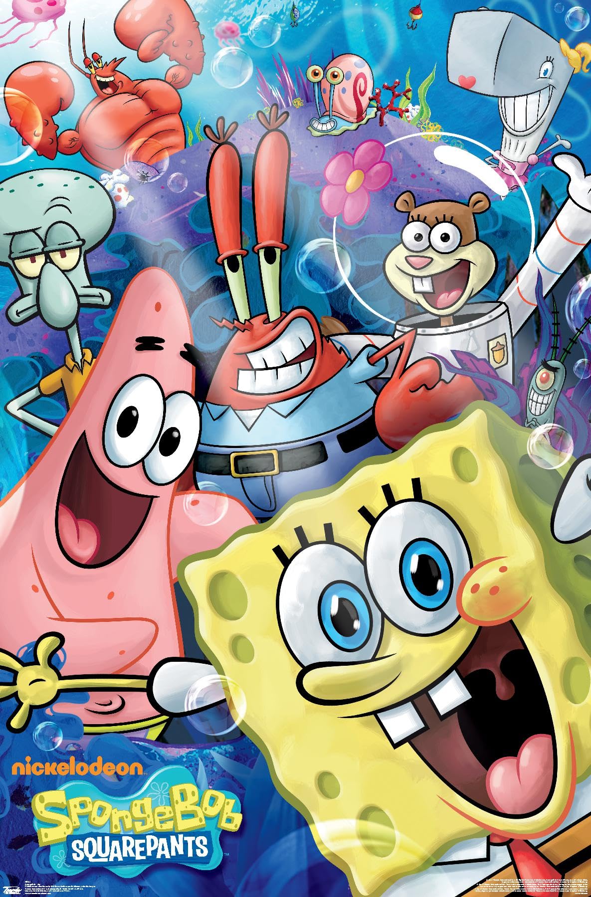 Trends International Nickelodeon Spongebob Joy Wall Poster - 14.725