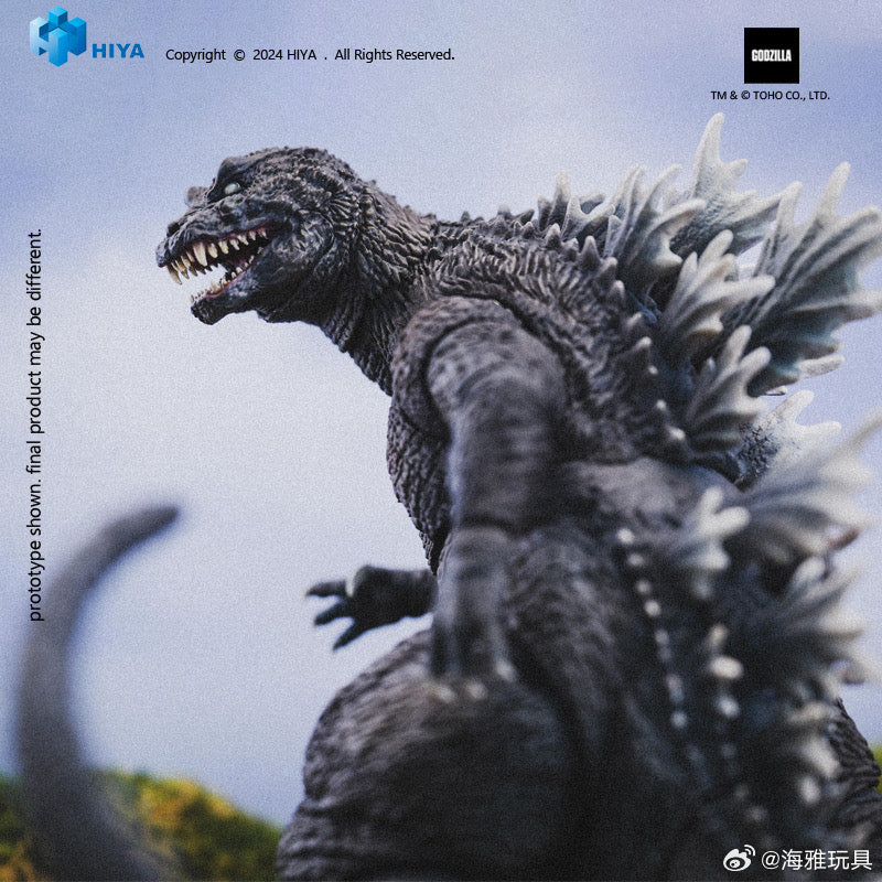 HIYA 7-inch 18cm Godzilla vs Mothra vs King Ghidorah Action Figure Set - Giant Monsters All Out Attack (2001) Movie Collection - Perfect for Display, Collectors & Monster Battles