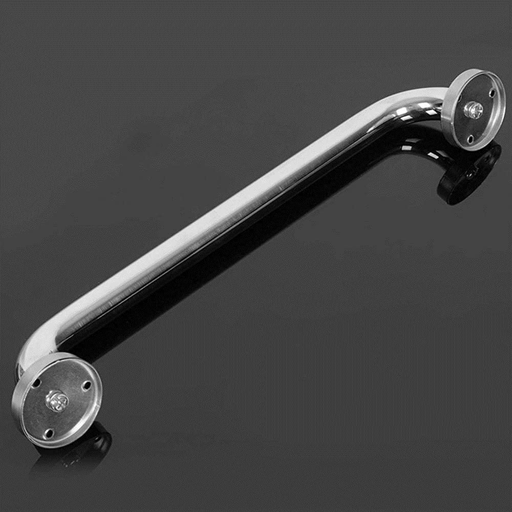 Stainless Steel Bathroom Safety Grab Bar - 50cm Silver Shower Handle & Toilet Support Rail for Elderly & Disabled - Non-Slip Tub Handrail for Bathroom, Wet Room & Mobility Assistance