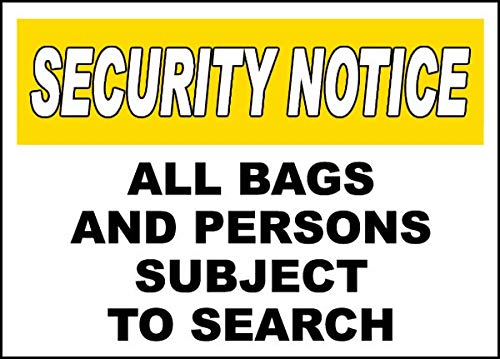 Safety & Warning Vinyl Stickers Bundle - 3 Pack (10