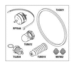 Tuttnauer TUK125 Sterilizer PM Kit - Replacement Parts for Autoclave Maintenance | Perfect for Dental Clinics, Hospitals & Labs