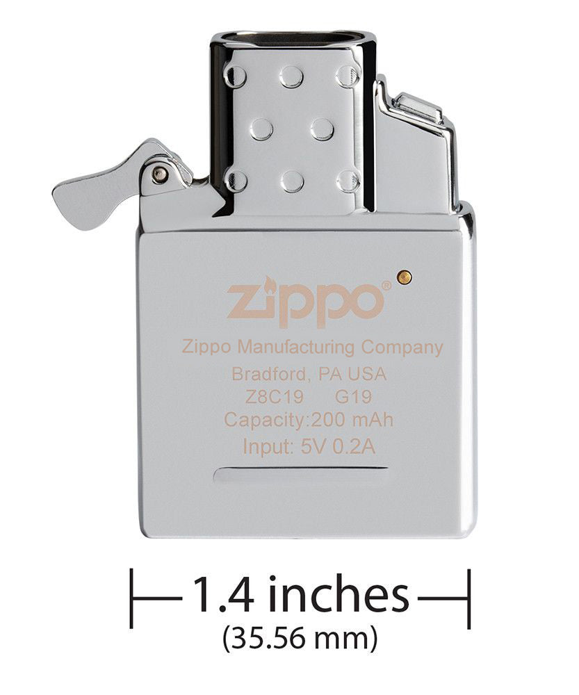 Double Arc Rechargeable Lighter Insert - USB Windproof Plasma Lighter for Cigars, Candles & Camping (Perfect for Outdoor Adventures, Home Use & Gifts)
