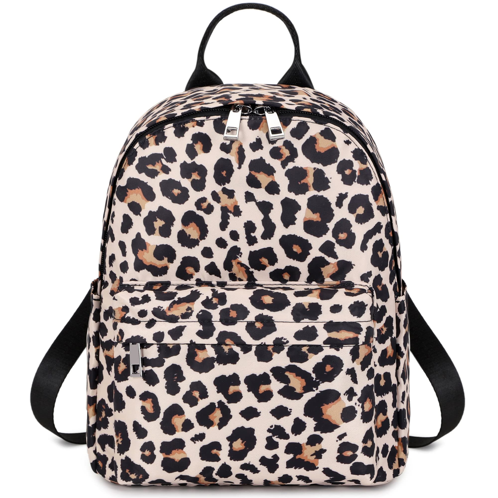Leopard Print Mini Backpack for Women & Girls - Small Cute Backpack Purse for School, Travel, Work & Daily Use | Perfect for Teens, Adults & Kids