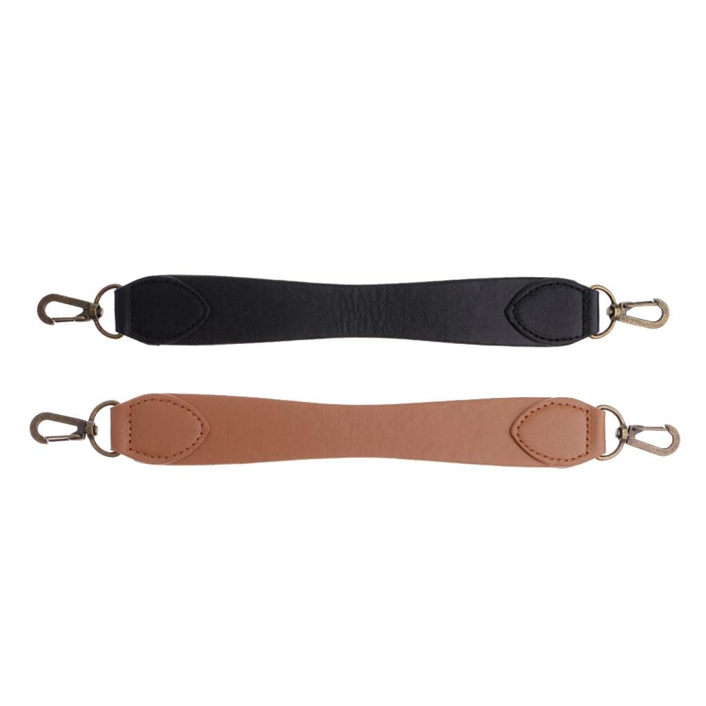 Colcolo 2-Pack Fashion PU Leather Handbag Replacement Straps - Adjustable Shoulder Strap for Women's Purses, Totes & Crossbody Bags (Perfect for Shopping, Travel & Everyday Use)