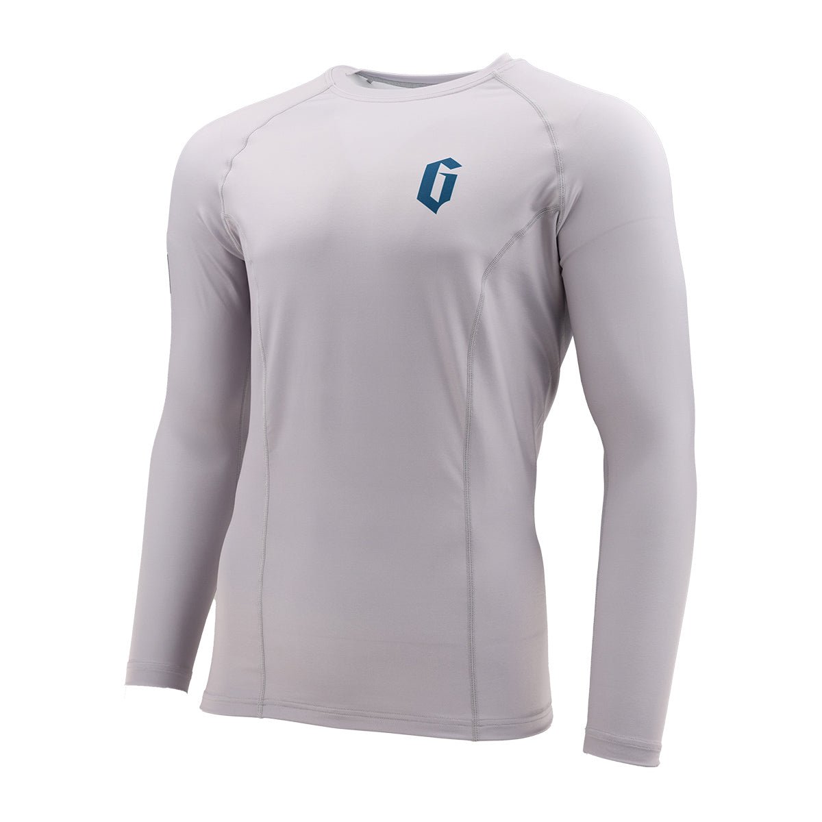 Gameness Men's Long Sleeve Rash Guard - UPF 50+ Sun Protection, Quick Dry Compression Shirt for MMA, BJJ, Surfing & Water Sports