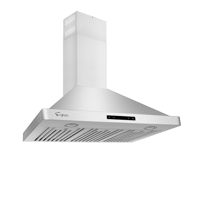 Empava 30 Inch Stainless Steel Wall Mount Range Hood - 30RH03 - Powerful Kitchen Ventilation for Cooking, Grilling & Baking
