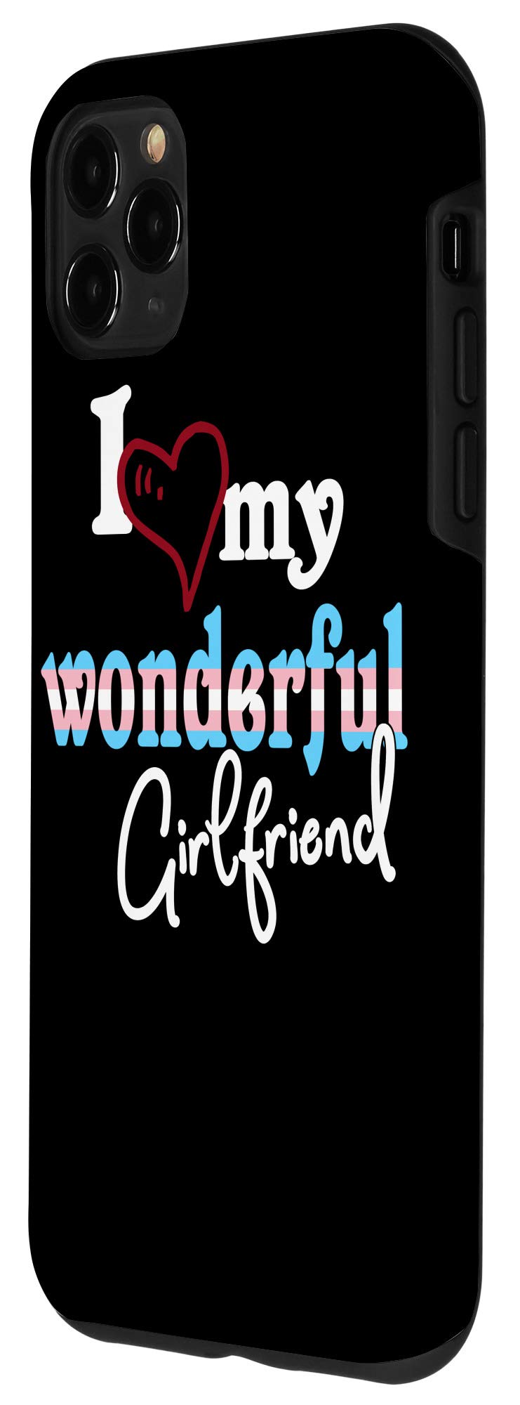 iPhone 11 Pro Max Case with Transgender Pride Flag Design - Show Your Love & Support | Perfect for LGBTQ+ Pride Events, Daily Use & Gift for Girlfriend/Boyfriend