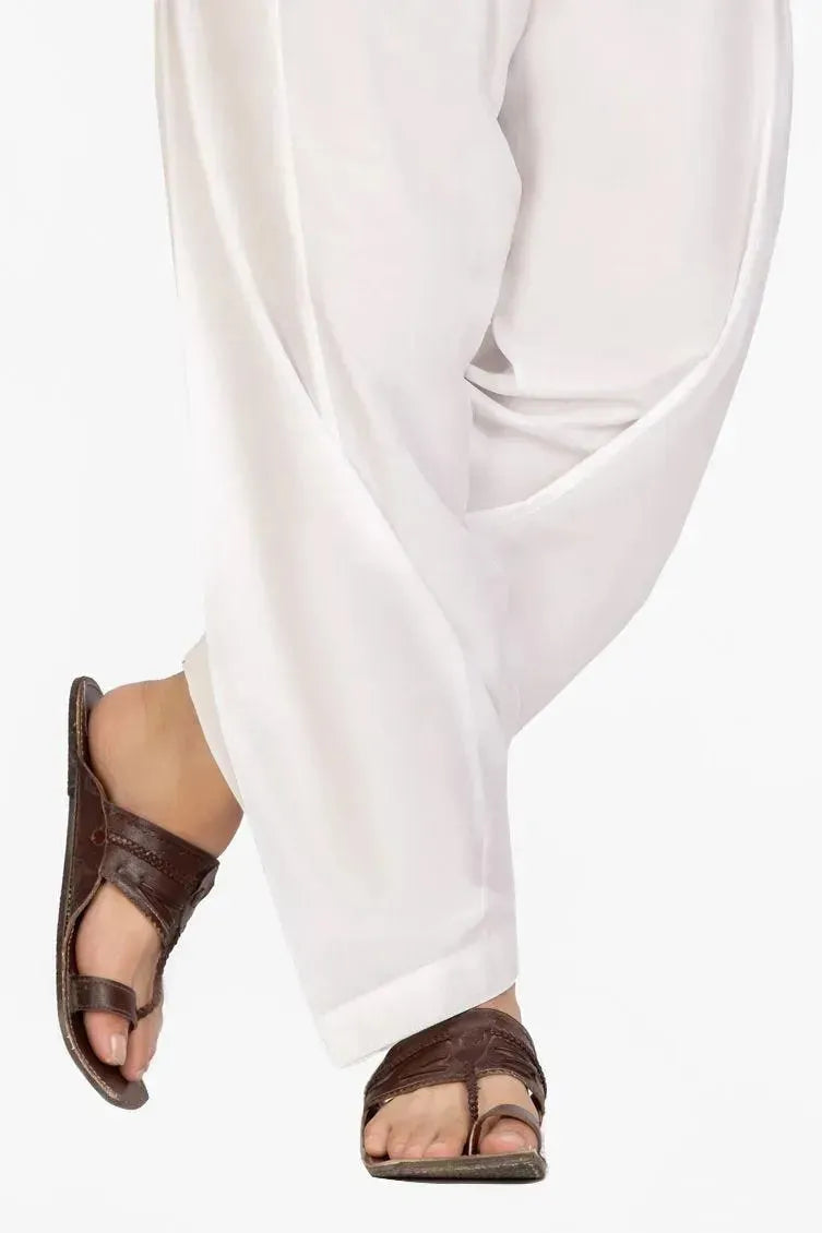 Premium Blended White Shalwar Kameez by J. Junaid Jamshed - Traditional Pakistani Outfit for Men, Eid & Wedding Wear