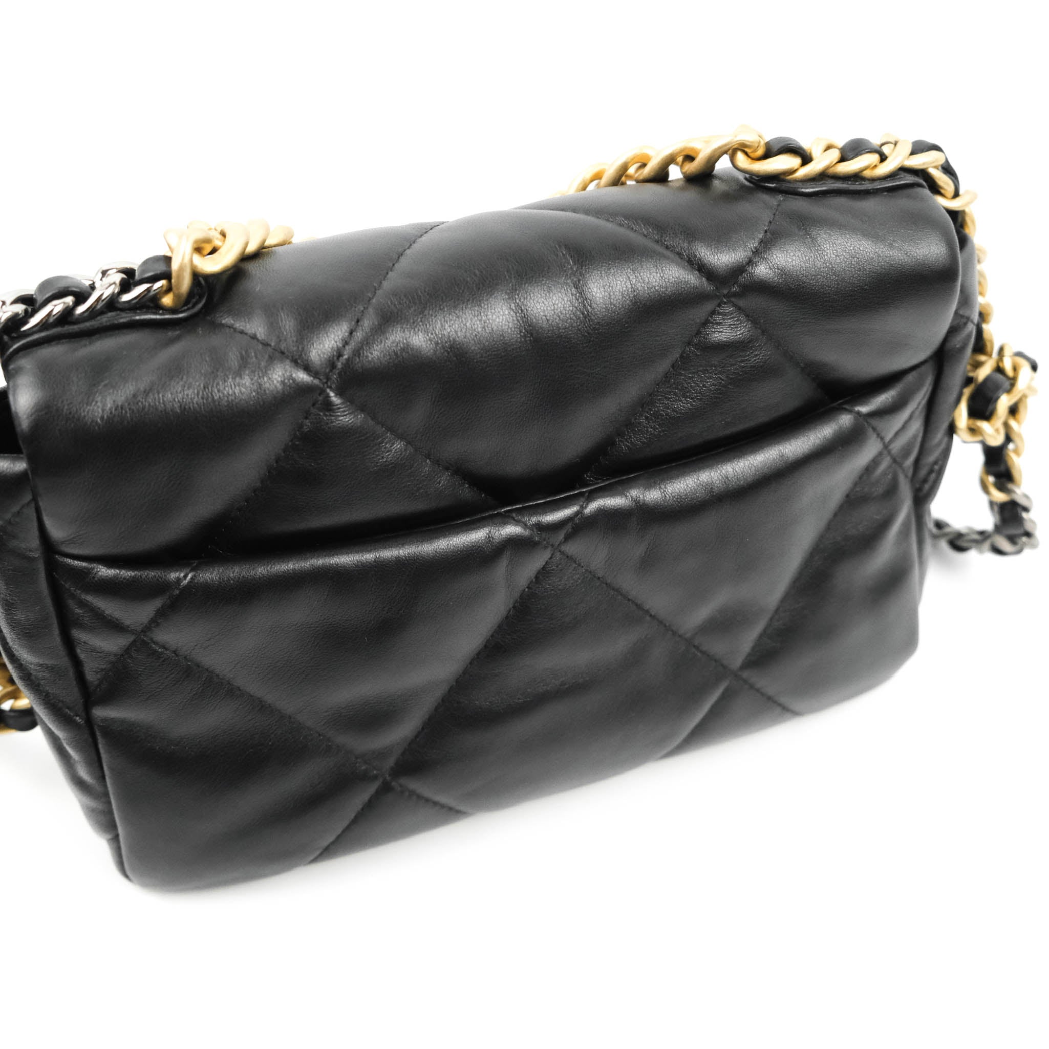Chanel 19 Small Handbag Black Mixed Hardware - Luxury Designer Crossbody Bag for Women, Perfect for Date Night & Evening Events
