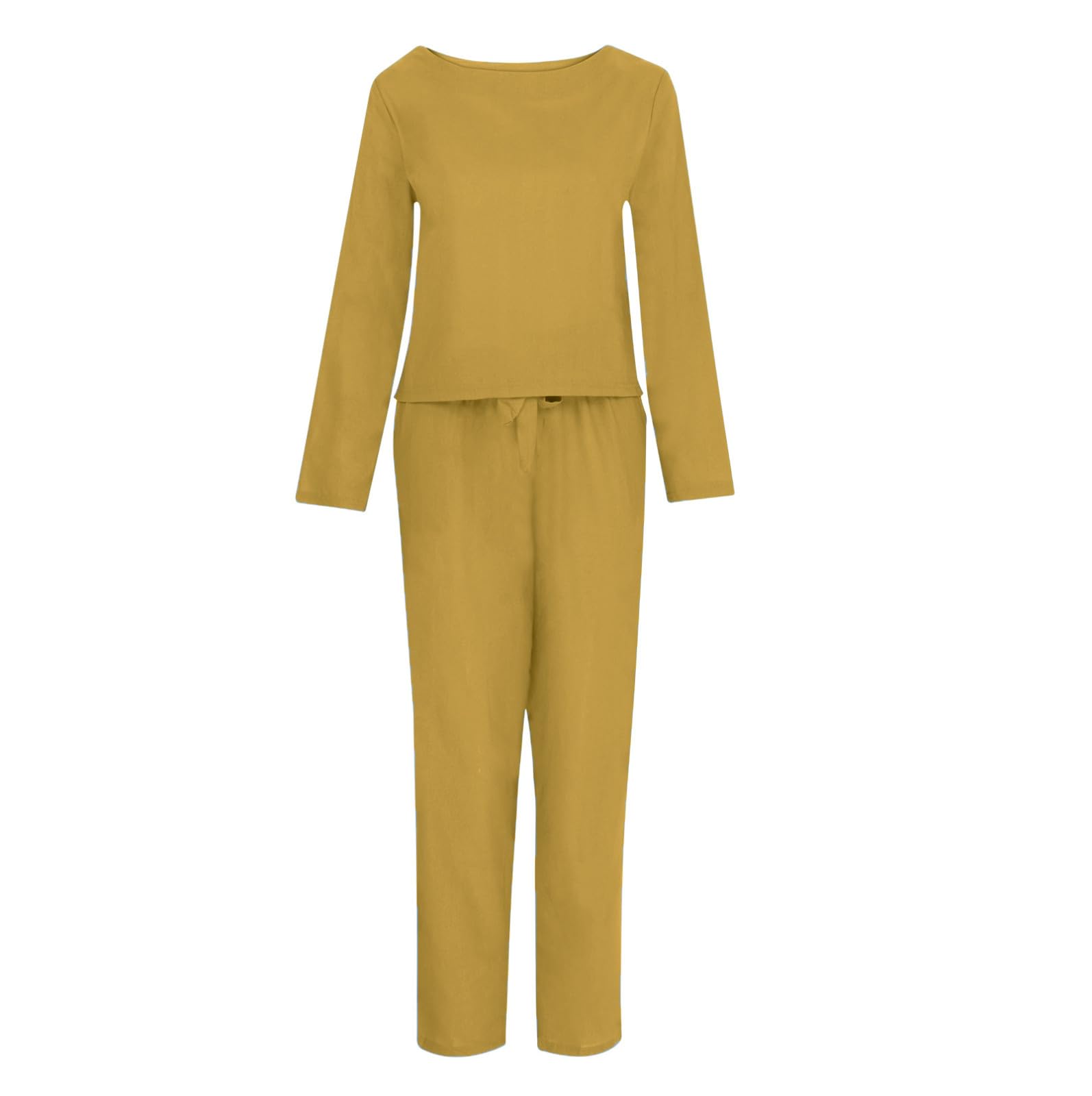 Women's 2-Piece Matching Lounge Set - Comfy Sweatsuit & Vacation Outfit | Plus Size Pajama Sets & Cute Loungewear for Home, Travel & Couple Matching