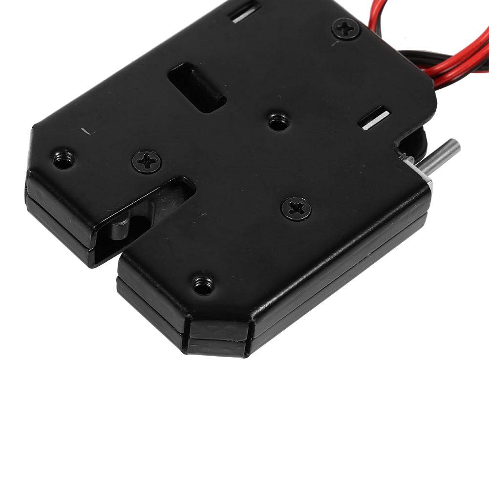 12V Electronic Cabinet Lock - Smart Electromagnetic Drawer Lock for Automatic Vending Machines & Security Systems | Heavy Duty Carbon Steel, Black | Ideal for Retail, Office & Home Security