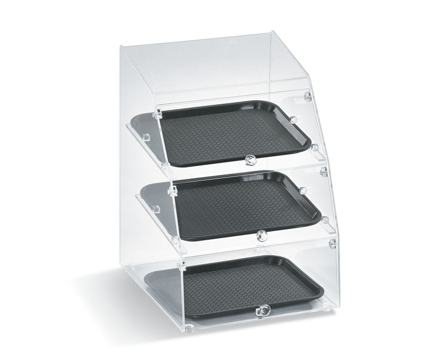 Vollrath 3-Tier Acrylic Bakery Display Case - 14.5