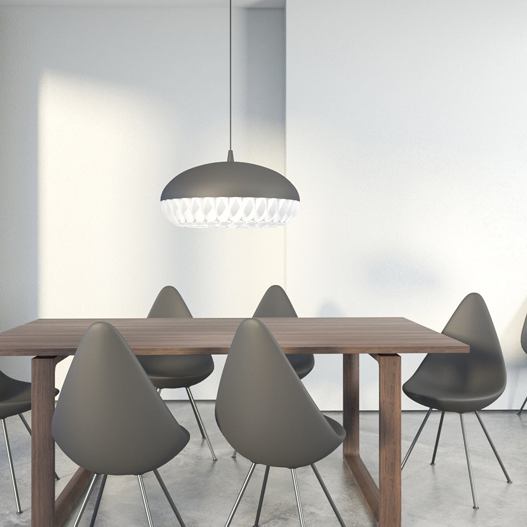 Drop Chair Plastic - Modern Lightweight Indoor/Outdoor Stackable Chair for Home, Office, and Patio Use