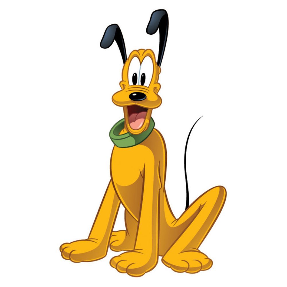 Disney Pluto Giant Peel and Stick Wall Decal - Removable Wall Stickers for Kids Room Decor, Nursery, Playroom & Home (RMK1511GM)