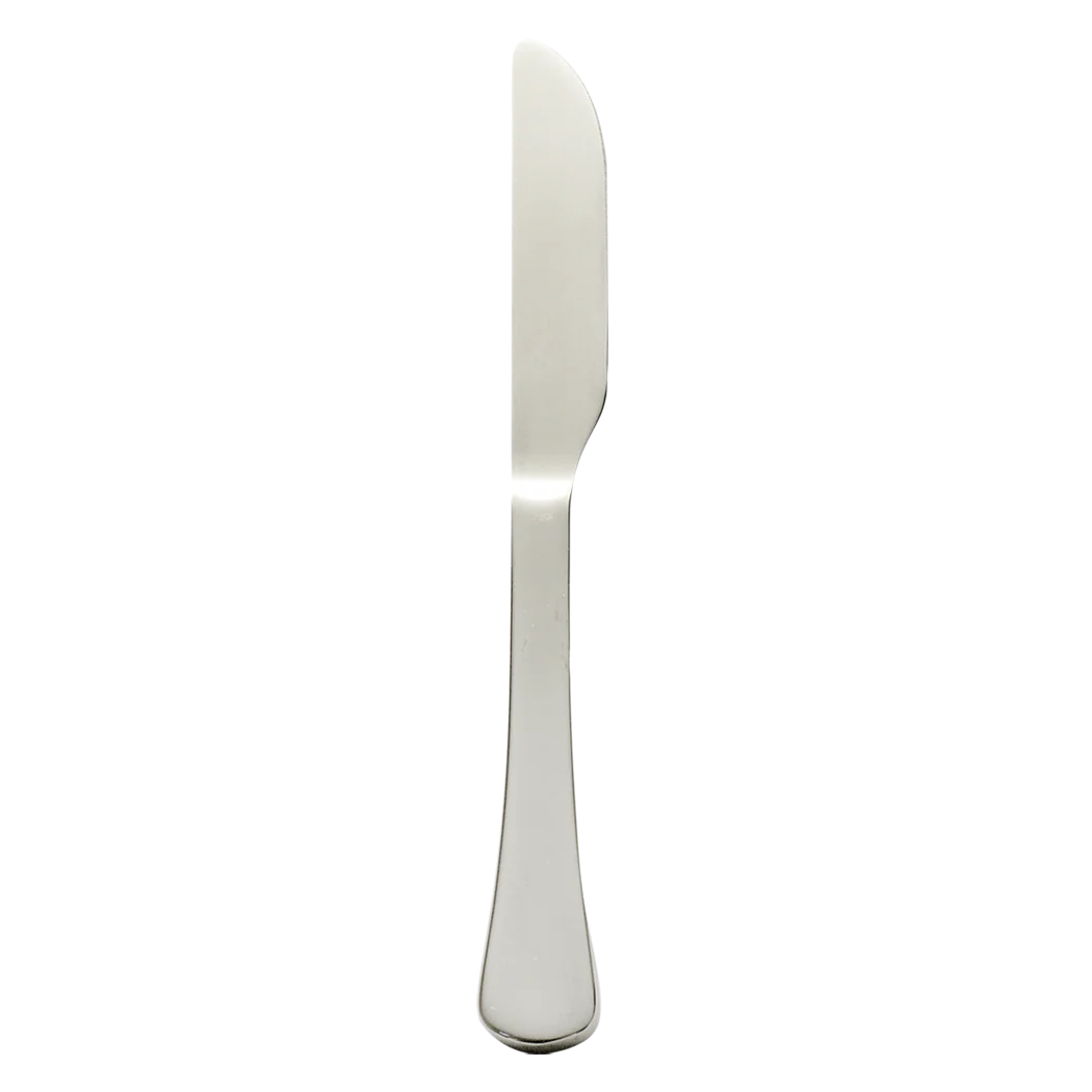 Browne Luna Butter Knife & Dessert Knife - Stainless Steel Spreader with Ergonomic Handle - Perfect for Butter, Jam, Cream Cheese & Desserts - Ideal for Breakfast, Brunch & Tea Parties