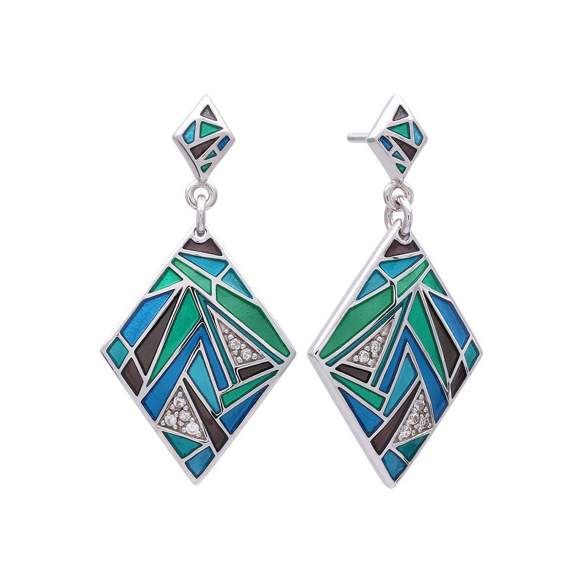 Chromatica Earrings for Women - Trendy Geometric Hoop Earrings, Gold & Silver Dangle Earrings for Everyday Wear | Perfect for Parties, Work & Casual Outfits