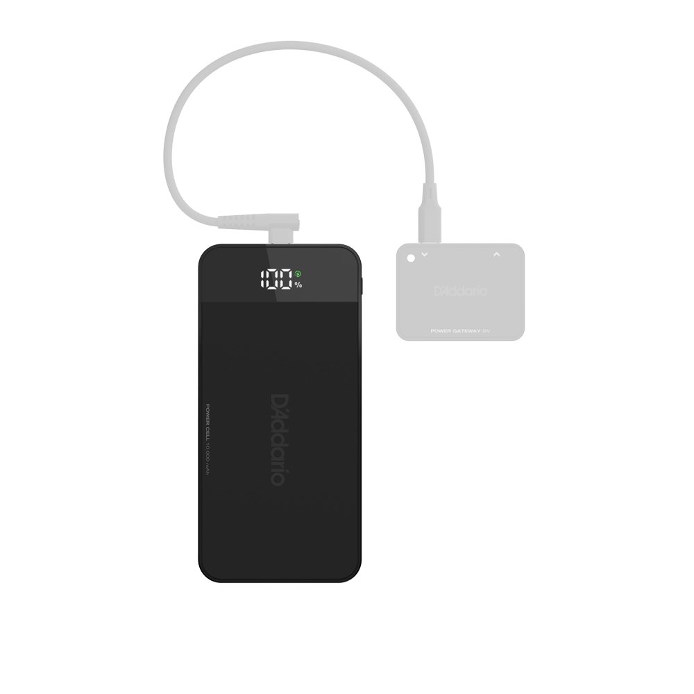 D'Addario XPND Portable Power Cell - Compact & Lightweight USB Charger for Guitar Pedals & Music Gear - Perfect for Live Performances, Studio Sessions & Traveling Musicians