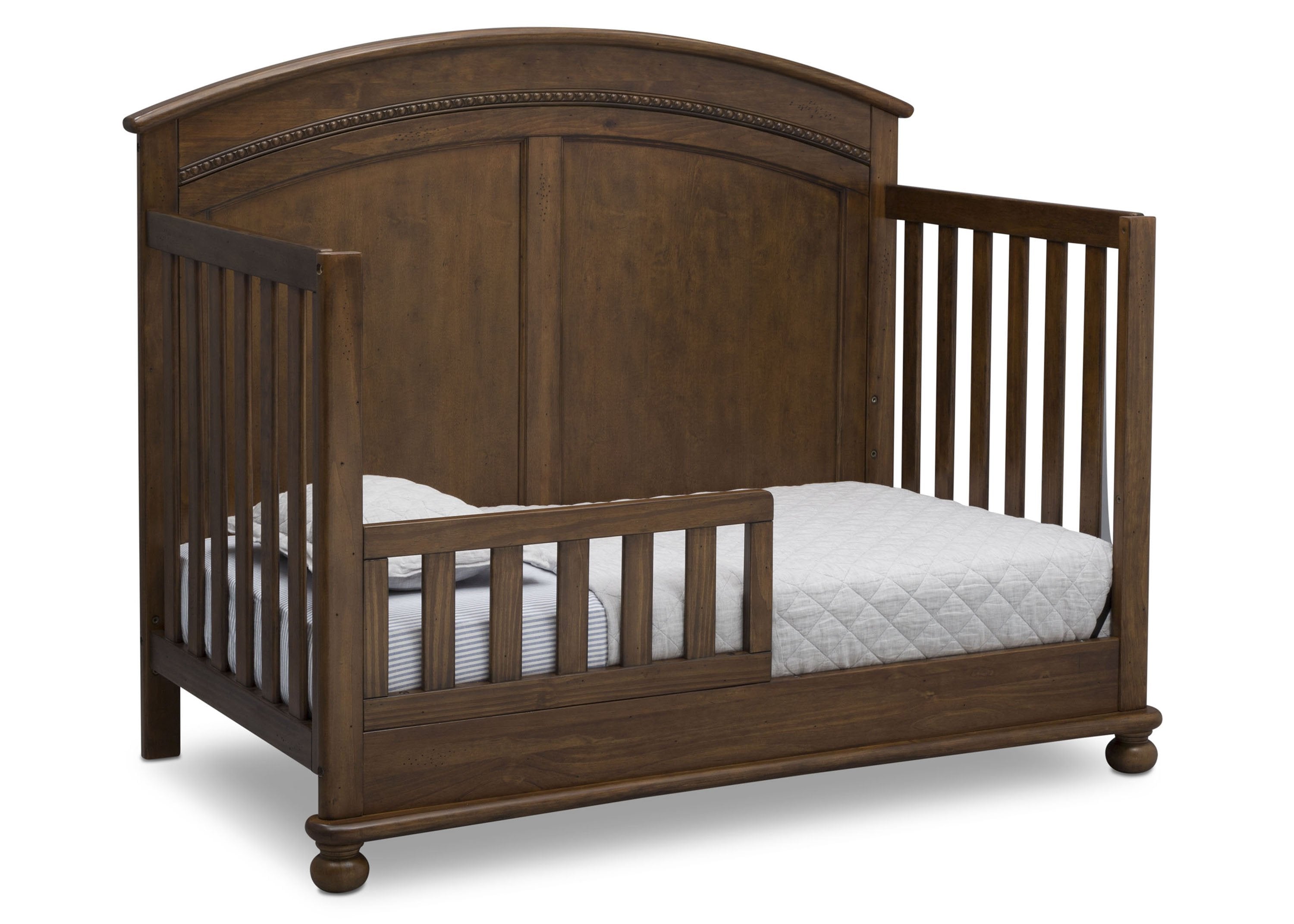 Ainsworth 4-in-1 Convertible Baby Crib - Toddler Bed, Daybed & Full-Size Bed - Safe Nursery Furniture for Newborns & Kids - Perfect for Bedrooms & Daycare Centers