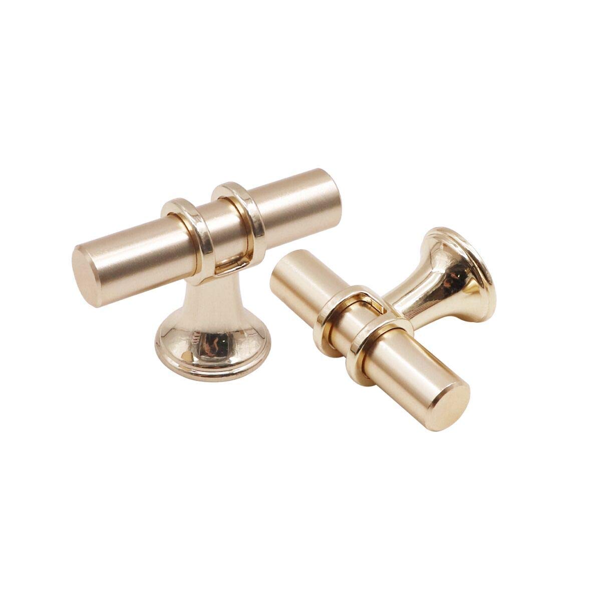 10 Pack Cabinet Knobs - T Bar Handles for Kitchen Cabinets, Furniture, Doors & Drawers - Durable Cupboard Pulls for Home & Office Renovation