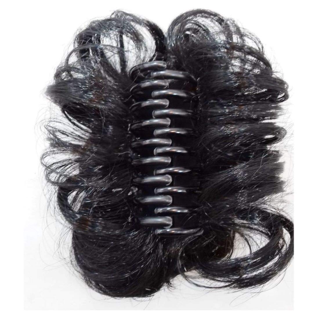 Chronex 24g Synthetic Black Hair Clips & Hair Extensions for Women - Perfect for Parties, Cosplay, and Everyday Styling