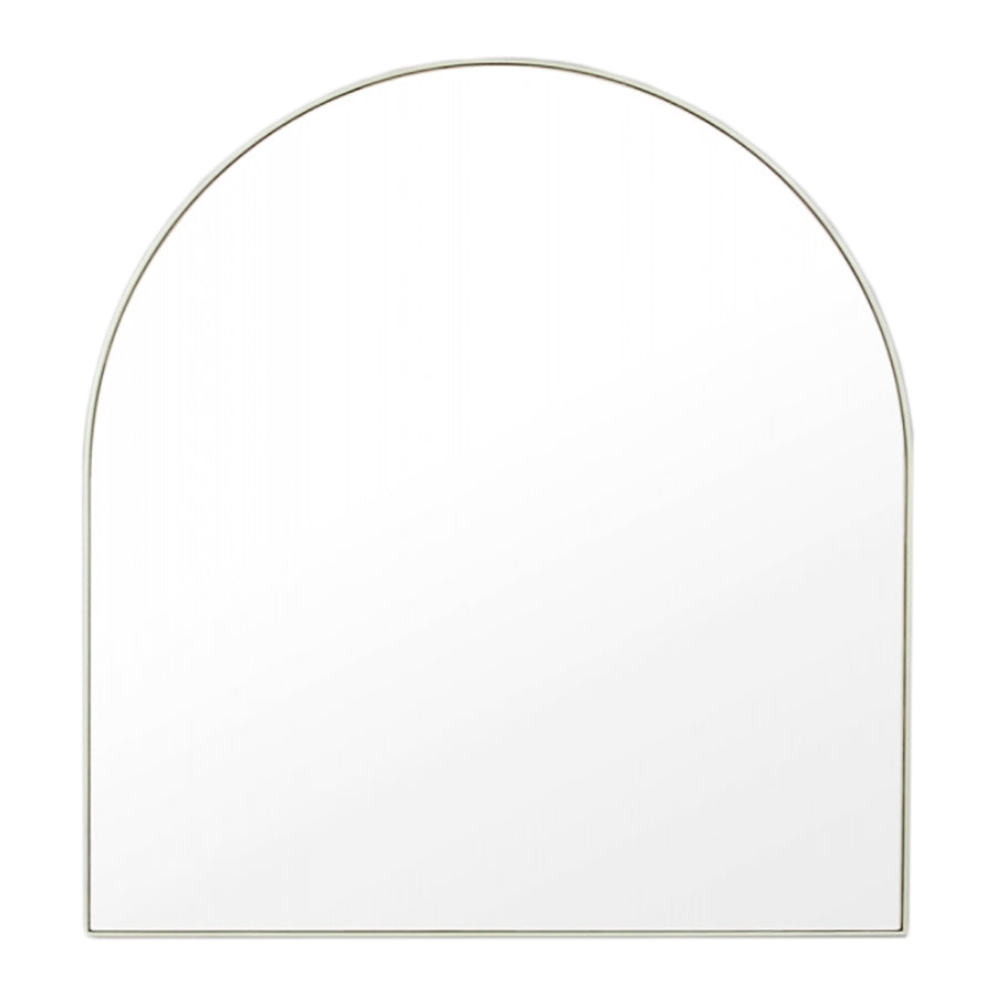 Bjorn Arch Mirror - Silver, Modern Wall Mirror for Home Decor, Living Room, Bedroom, Bathroom & Entryway - Elegant & Stylish Design