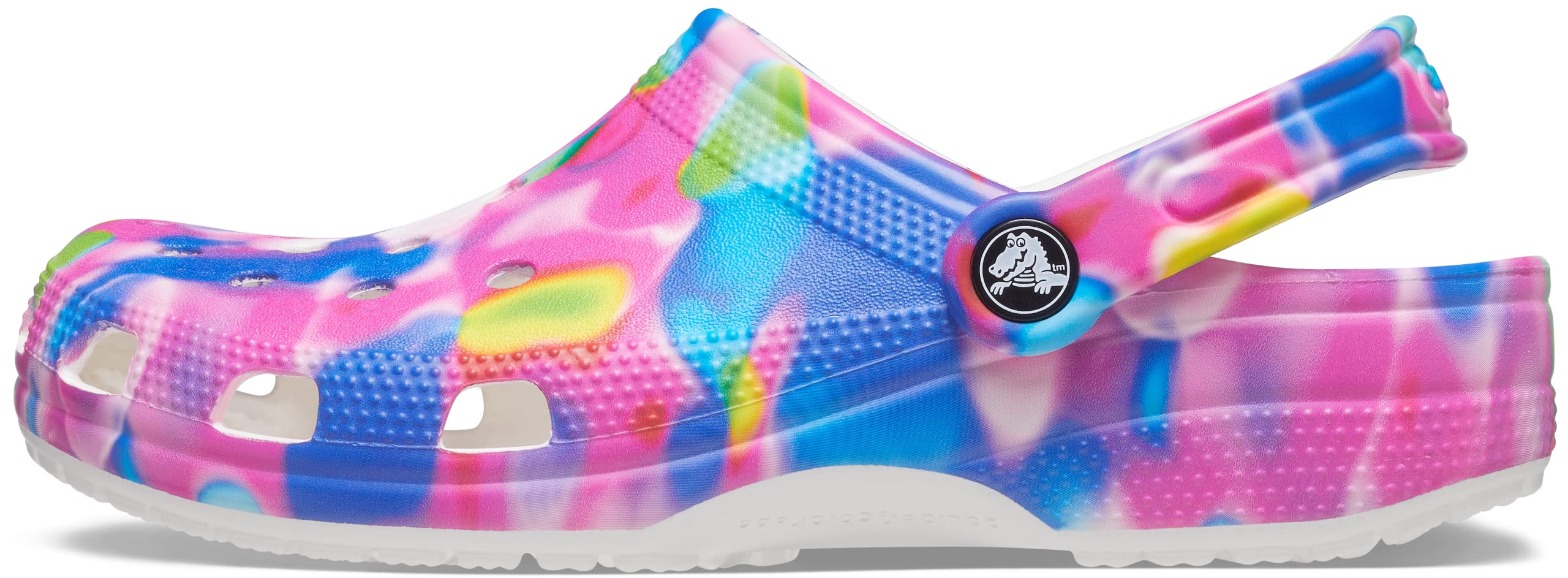 Unisex Crocs Classic Tie Dye Clogs for Men & Women - Comfortable Slip-On Shoes for Beach, Pool, Garden & Casual Wear