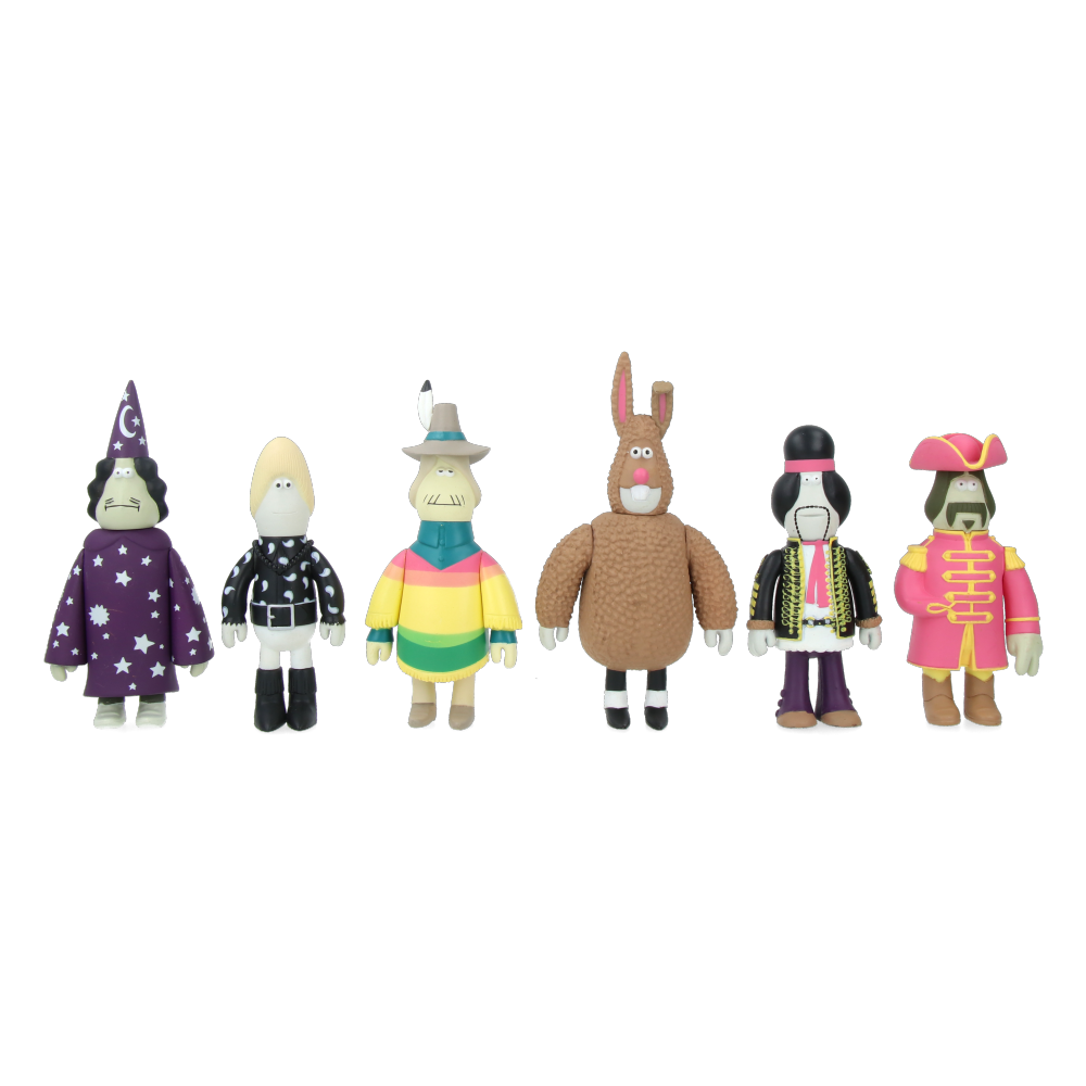 James Jarvis In Crowd Major Moultys Amazing Magical Plastic Band Set - 6 Piece Collectible Toy Figures for Kids & Adults - Perfect for Display, Gifts, and Playtime Fun