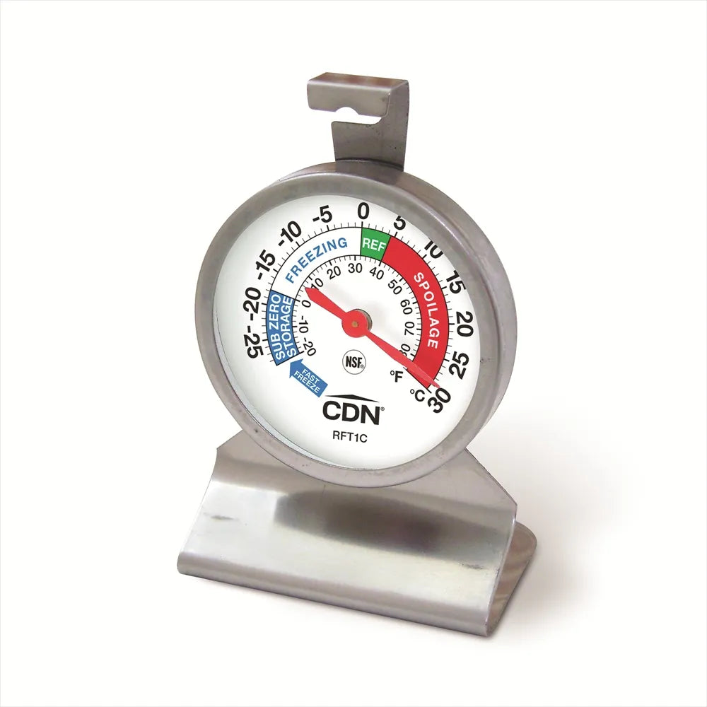 Accurate CDN NSF Fridge Freezer Thermometer - Digital Refrigerator Temperature Monitor for Food Safety & Storage - Perfect for Home, Restaurant, and Commercial Use