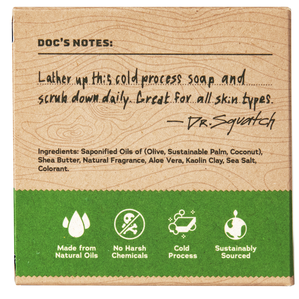 Dr. Squatch Cool Fresh Aloe Bar Soap for Men - Natural & Refreshing Body Wash with Aloe Vera - Perfect for Shower, Gym & Post-Workout Cleansing