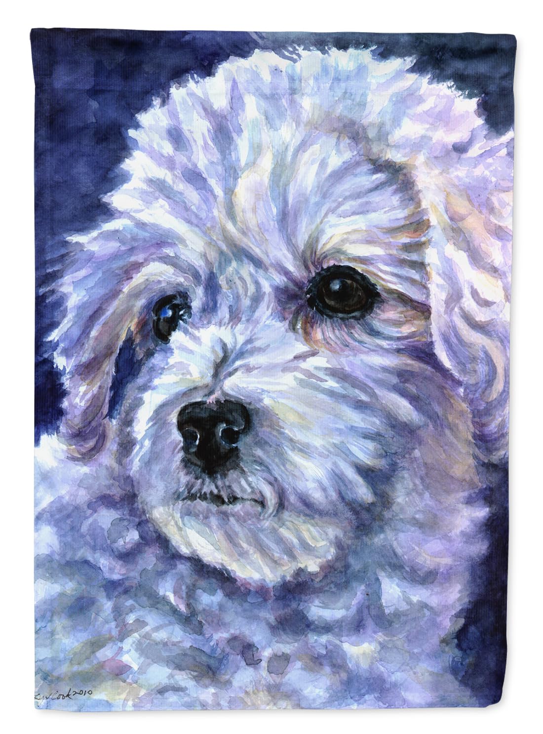 Caroline's Treasures 7336GF Bichon Frise Decorative Garden Flag - Colorful Outdoor Yard Banner for Mailbox, Patio, Flower Beds & Lawn Decor | Perfect for Seasonal Home & Garden Display