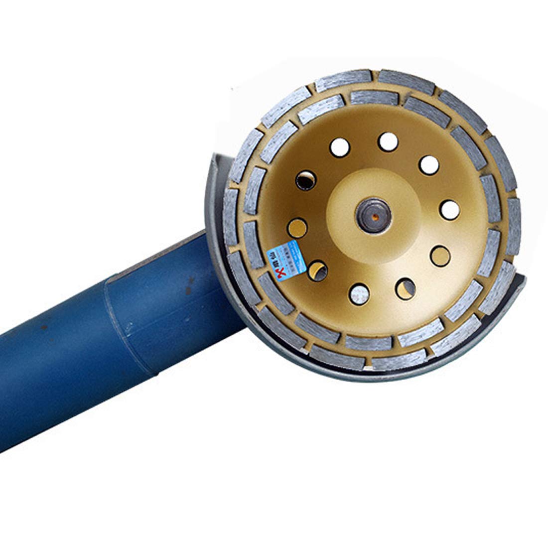 6 Inch Diamond Grinding Cup Wheel - Premium Double Row Segment for Concrete, Granite, Stone & Ceramic - 7/8