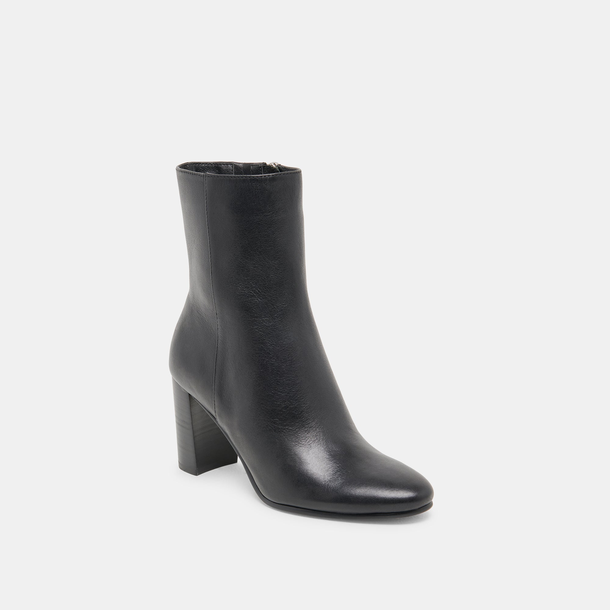 Suzy Black Leather Booties for Women - Stylish & Comfortable Ankle Boots for Casual Outfits, Office Wear & Night Out