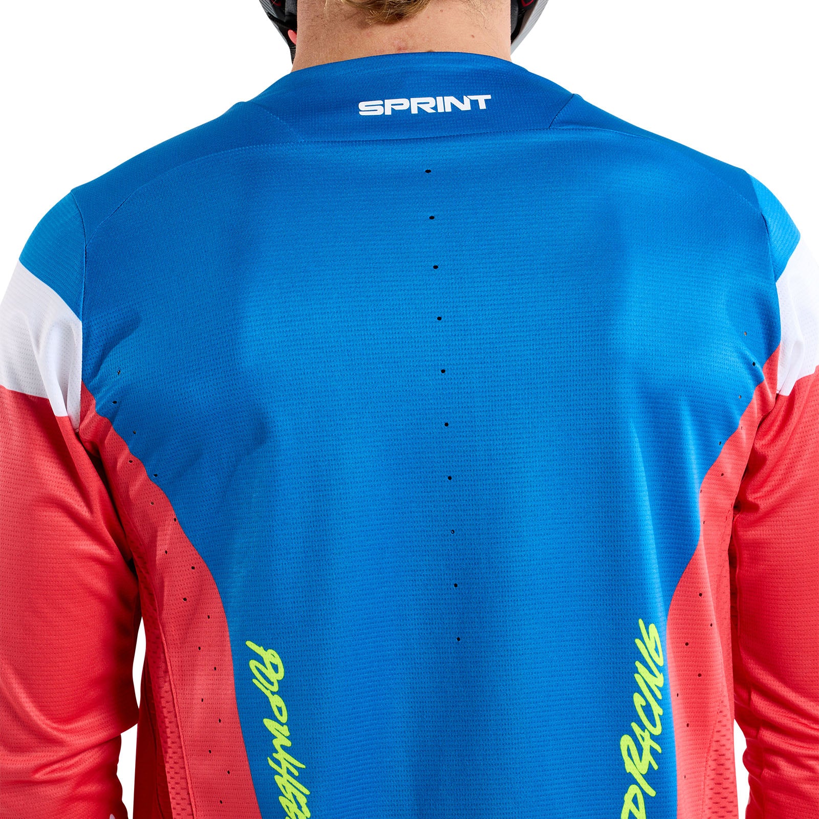 Sprint Jersey Fifty 50 Fiery Red - Men's Cycling Short Sleeve Performance Shirt for Road Biking & Training - Breathable & Moisture Wicking Activewear