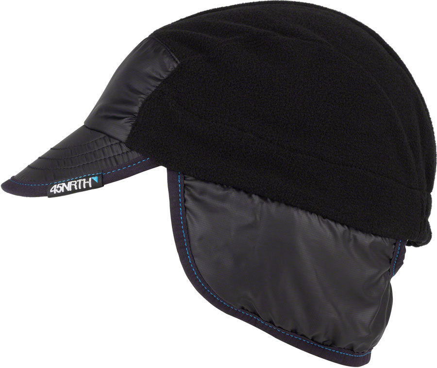45NRTH 2024 Flammekaster Insulated Winter Hat for Men & Women - Black, Small/Medium - Warm Fleece Lined Beanie for Skiing, Snowboarding & Cold Weather Activities