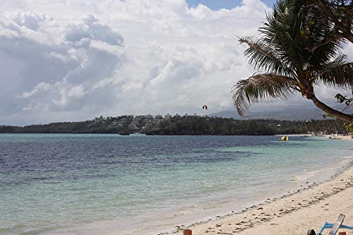 20x30 Inch Laminated Boracay Island Beach Poster - Vibrant Philippines Nature Wall Art for Home & Office Decor - Perfect for Living Room, Bedroom or Beach House